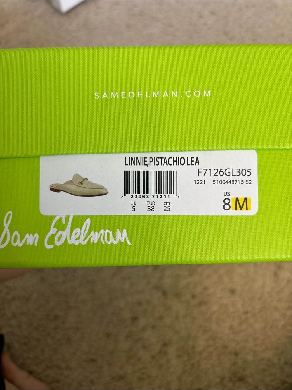 Never worn Sam Edelman Linnie Bit Mule in Pistachio - Picture 8 of 8